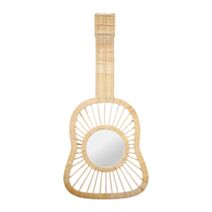 Miroir à suspendre Rotin Guitare 78x35,5x2cm