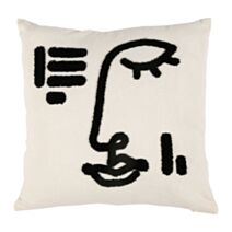 Housse de coussin carrée Portrait 40 x 40 cm - OSTARIA