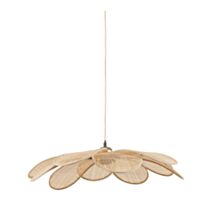 Suspension Bambou Petite Margaux Naturelle 10x60x60cm 220V 40W