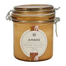 Bougie en pot parfumée Ambre M D8 x H10 cm - OSTARIA