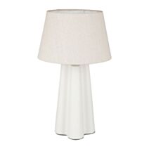 Lampe Cézanne céramique H.45,5 blanc - OSTARIA
