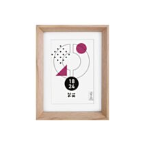 Cadre photo Emma naturel 18 x 24 cm - OSTARIA