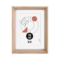 Cadre photo Emma naturel 30 x 40 cm - OSTARIA