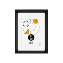 Cadre photo Emma noir 21 x 30 cm - OSTARIA