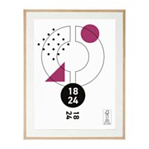 Cadre photo Noah bois/blanc 18 x 24 cm - OSTARIA