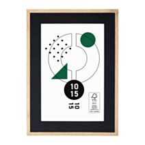 Cadre photo Noah bois/noir 10 x 15 cm - OSTARIA