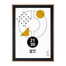 Cadre photo Noah bois/noir  21 x 30 cm - OSTARIA