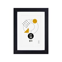 Cadre photo Rita noir 21 x 30 cm - OSTARIA