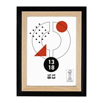Cadre photo Cali bois/noir 13 x 18 cm - OSTARIA