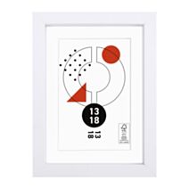 Cadre photo Rita blanc 13 x 18 cm - OSTARIA