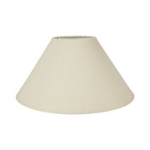 Abat-jour rond Ø35 x H20,5 cm lin - OSTARIA