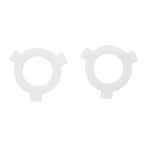 Set de 2 réducteurs de bague abat-jour transparent - OSTARIA