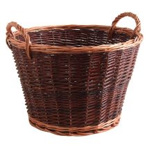 Corbeille en Osier Brut Et Buff 50x35cm – AUBRY GASPARD