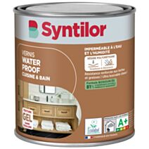 Vernis waterproof cuisine&bain teck satiné 0,5L - SYNTILOR