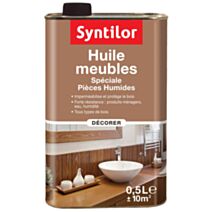 Huile pièces humides meubles&boiseries 0,5L - SYNTILOR