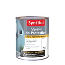 Vernis de protection toutes peintures murales incolore satiné 1L - SYNTILOR