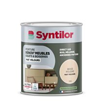 Peinture Renov meubles et objets beige poudré mat velours 1L - SYNTILOR