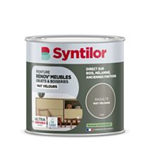 Peinture Renov meubles et objets basalte mat velours 0,5L - SYNTILOR