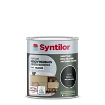 Peinture Renov meubles et objets noir mat velours 0,25L - SYNTILOR
