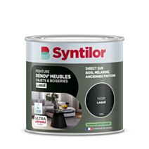 Peinture Renov meubles et objets noir laqué 0,5L - SYNTILOR