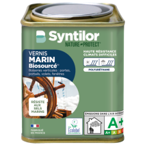 Vernis Marin Biosourcé incolore satiné 0,25L - SYNTILOR