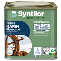 Vernis Marin Biosourcé incolore mat 0,5L - SYNTILOR