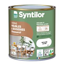Vernis meubles et boiseries biosourcé incolore satiné 0,5L - SYNTILOR