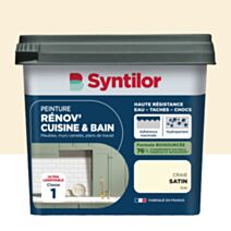Peinture Rénov' Cuisine & Bain Biosourcee Craie satiné 0,75L - SYNTILOR