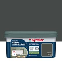 Peinture Rénov' Cuisine & Bain Biosourcee Ardoise satiné 2L - SYNTILOR