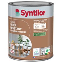 Vernis Ultra Résistant Meubles et Boiseries Incolore Mat 1L - SYNTILOR