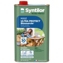 Huile Ultra Protect Bio Mobilier de jardin bois Naturel Mat 1L - SYNTILOR