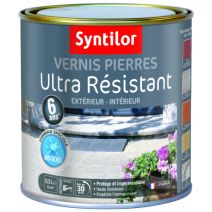 Vernis Pierres Ultra Résistant 6 ans 0,5L Incolore Mat Syntilor