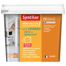 VERNIS DECO ET RESISTANT RENOVATION MULTI SUPPORTS INCOLORE SATINE 0.75L