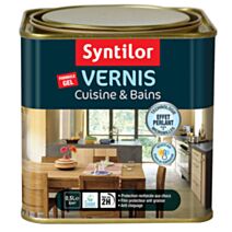 Vernis cuisine et salle de bains 0.5l chene clair - SYNTILOR