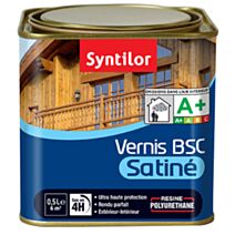 Vernis BSC mat 0.5L chêne foncé - SYNTILOR