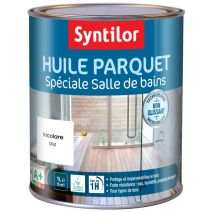 Huile Parquet Salle de Bains Incolore 1L Syntilor