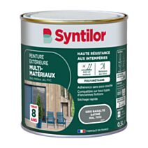 Peinture extérieure multimatériaux 0,5L gris basalt - SYNTILOR