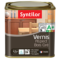 Vernis aspect bois cire chene clair 0.75l - SYNTILOR