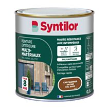 Peinture extérieure multimatériaux Châtaignier satiné 0,5L - SYNTILOR