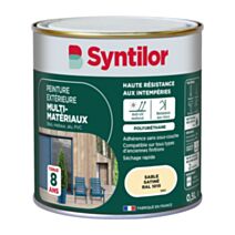 Peinture extérieure multimatériaux 0,5L sable satiné - SYNTILOR