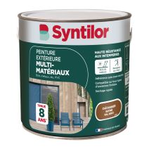 Peinture extérieure multimatériaux 2L châtaignier RAL 8003 - SYNTILOR
