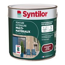 Peinture extérieure multimatériaux 2L Rouge basque - SYNTILOR