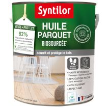 Huile Parquet Biosourcée Incolore 5L Syntilor