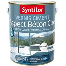 Vernis ciment aspect béton ciré 2.5L - SYNTILOR