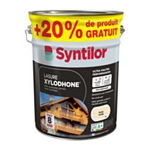 Lasure Xylodhone ultra hautes performances 5L +20% blanc - SYNTILOR