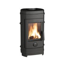 Poêle à bois vertical Remilly 4,5-10,5kW bûches 34 cm - INVICTA