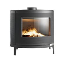 Poêle à bois fonte Kaori 6-13,5kW Bûches 58cm - INVICTA