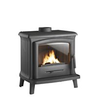 Poêle à Bois fonte Norik 4-9kW Bûches 50cm - INVICTA