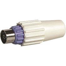 Fiche tv coaxiale ø 9,5mm femelle