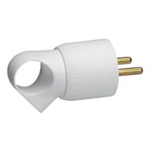 Fiche plastique 2P+T 16A avec anneau - LEGRAND